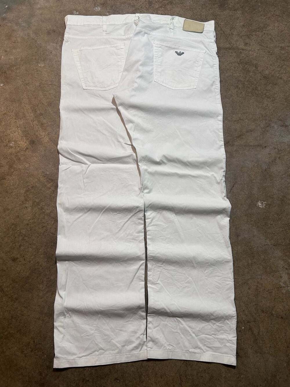 Armani Jeans Comfort Fit Pants White